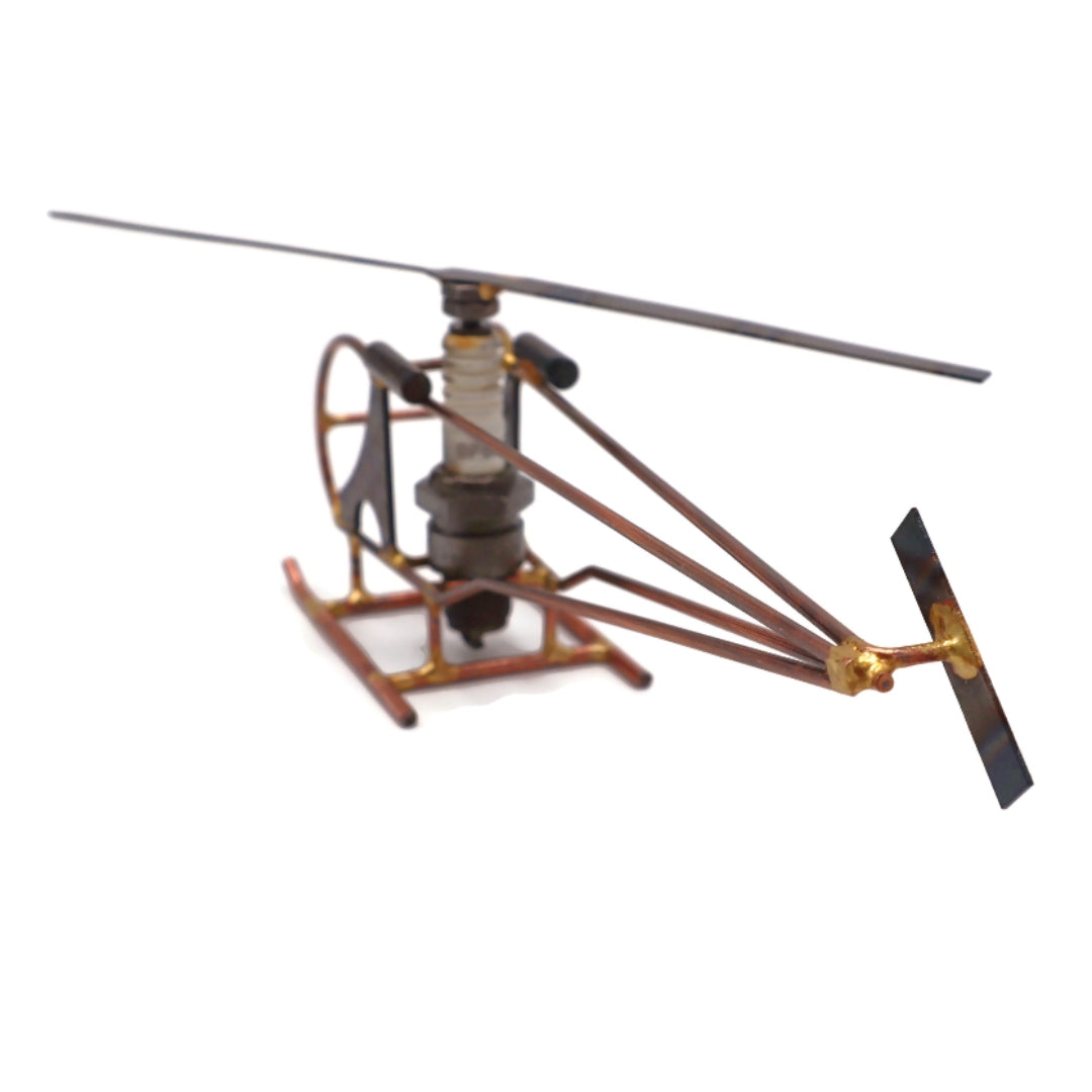 Utility Helicopter with Spin Blades