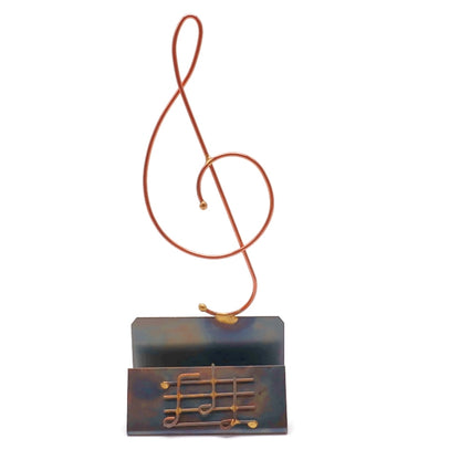 Treble Clef with Business Card Holder